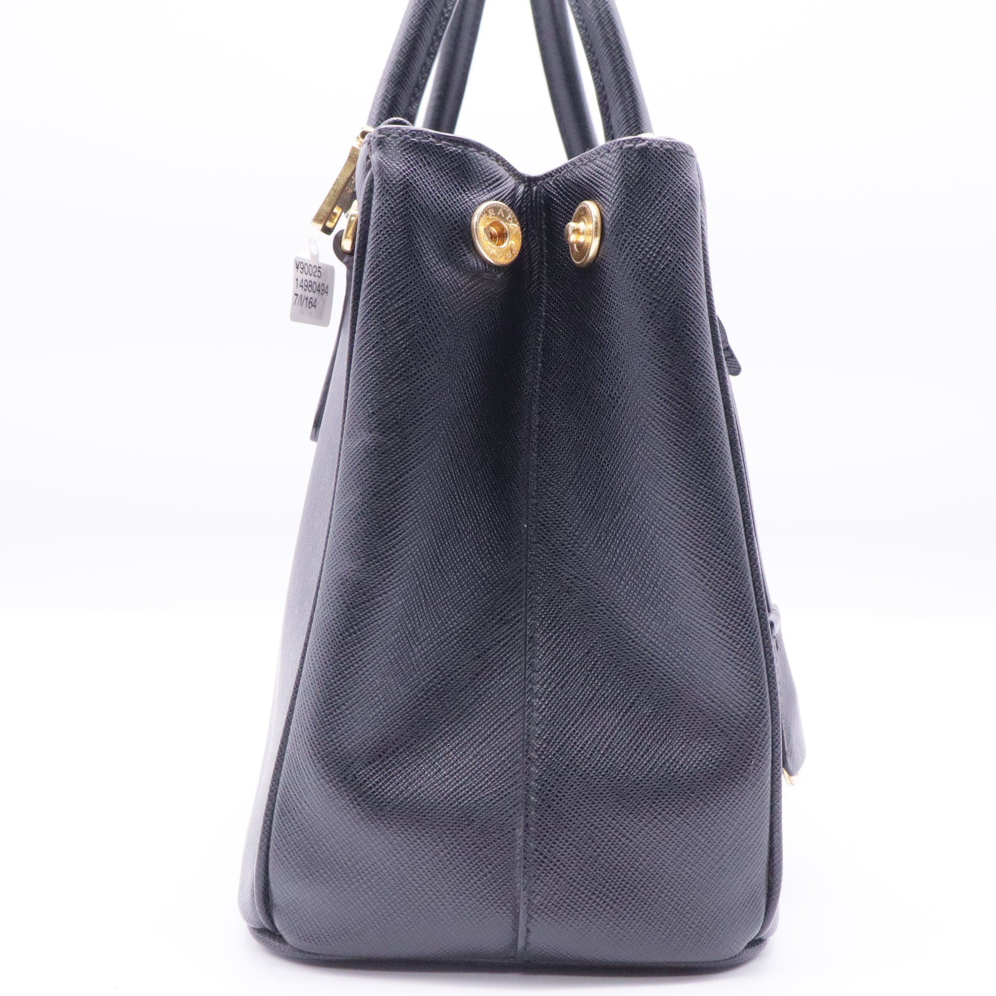 Saffiano Lux Leather Galleria Double Zip Medium twins
