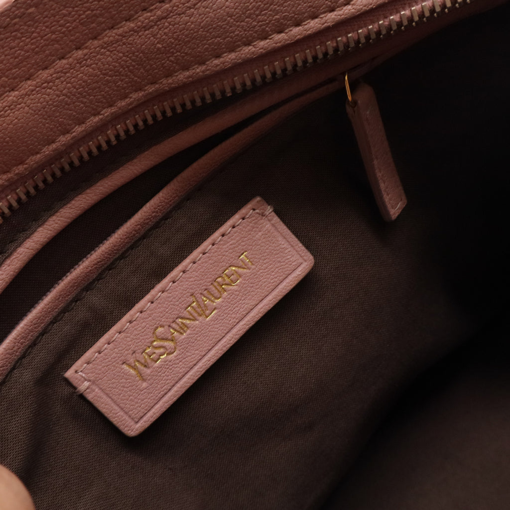 Pink Calfskin Leather Medium Cabas ChYc Bag