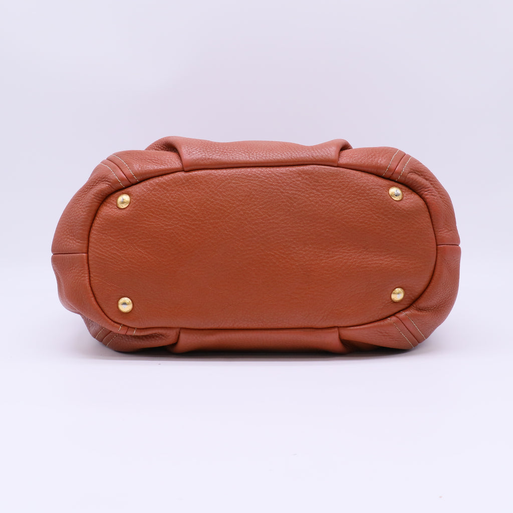 Convertible Satchel Vitello Daino Medium Twins B22741