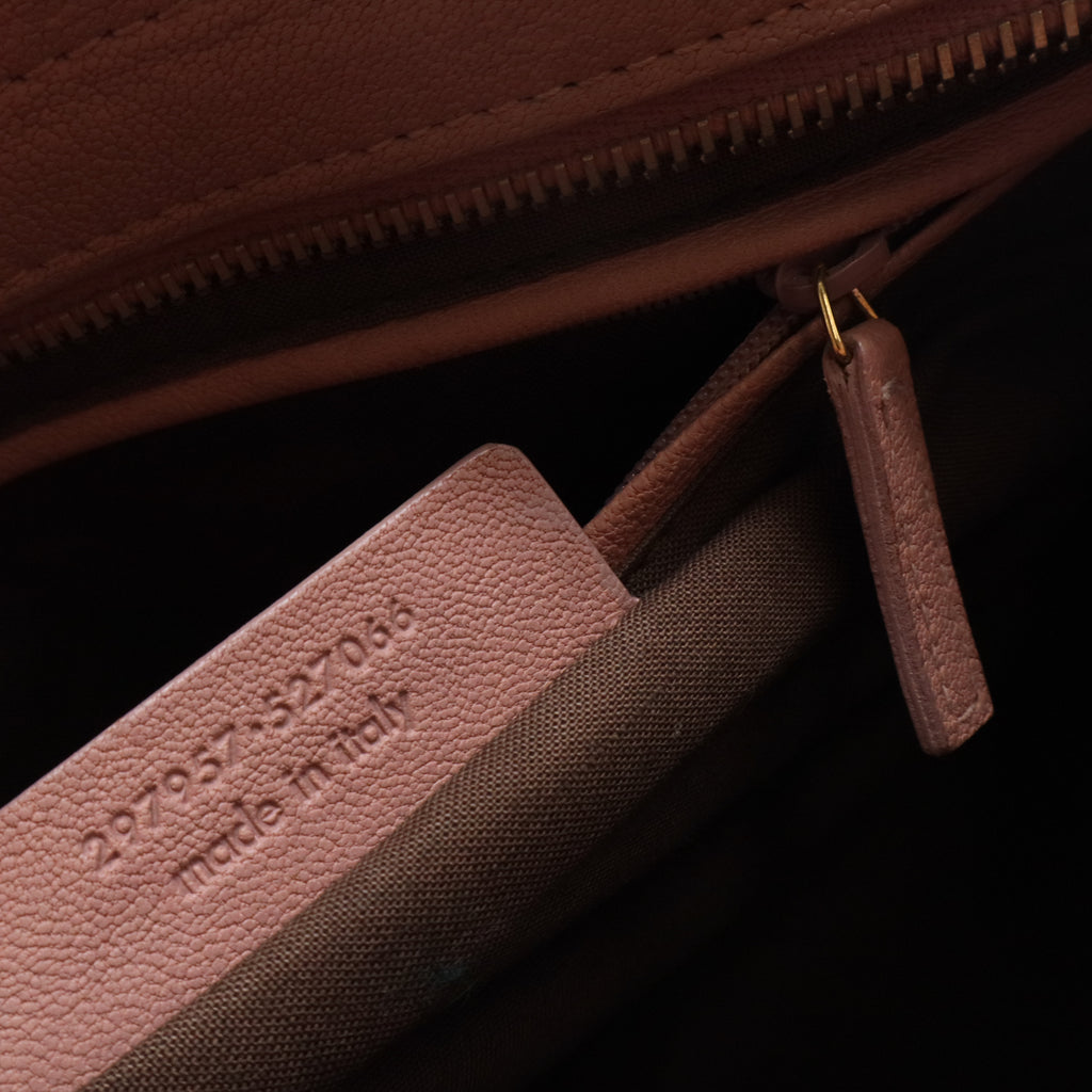 Pink Calfskin Leather Medium Cabas ChYc Bag
