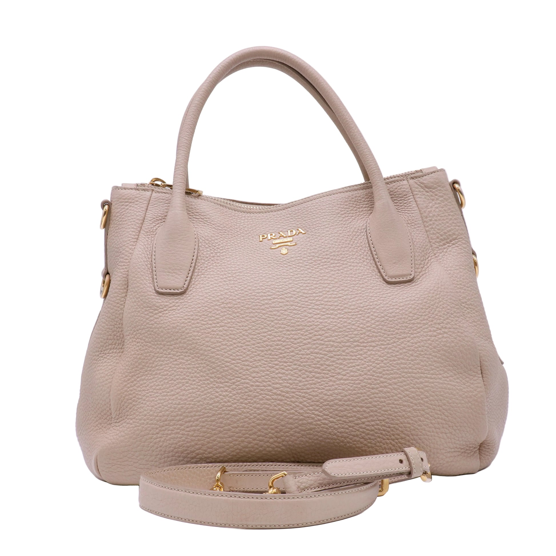 Convertible Satchel Vitello Daino Medium Twins B22735