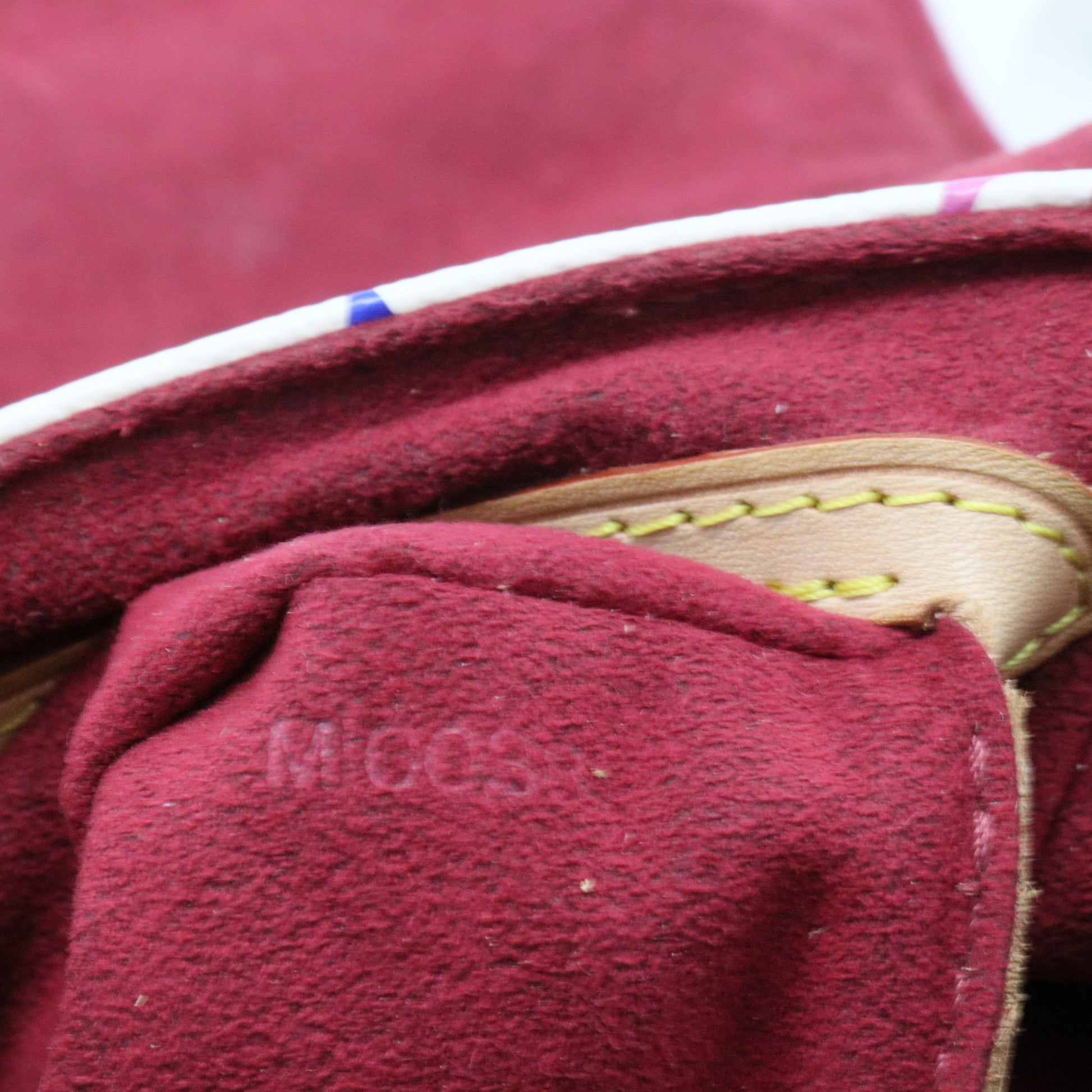 Marilyn White Multicolor Monogram Canvas Shoulder Bag