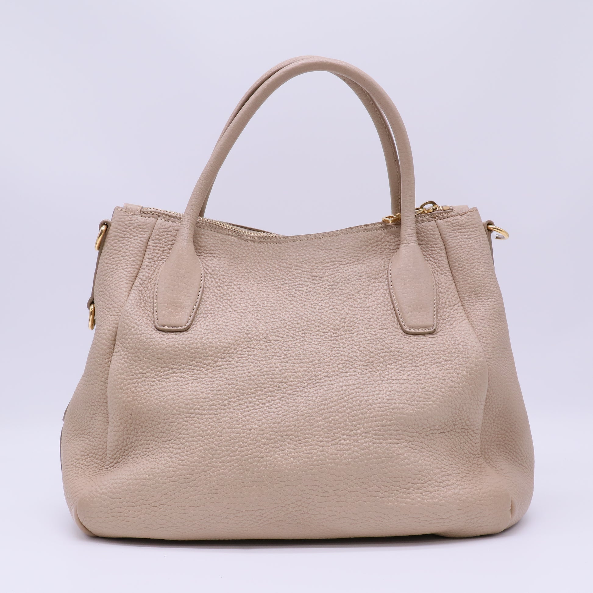 Convertible Satchel Vitello Daino Medium Twins B22735