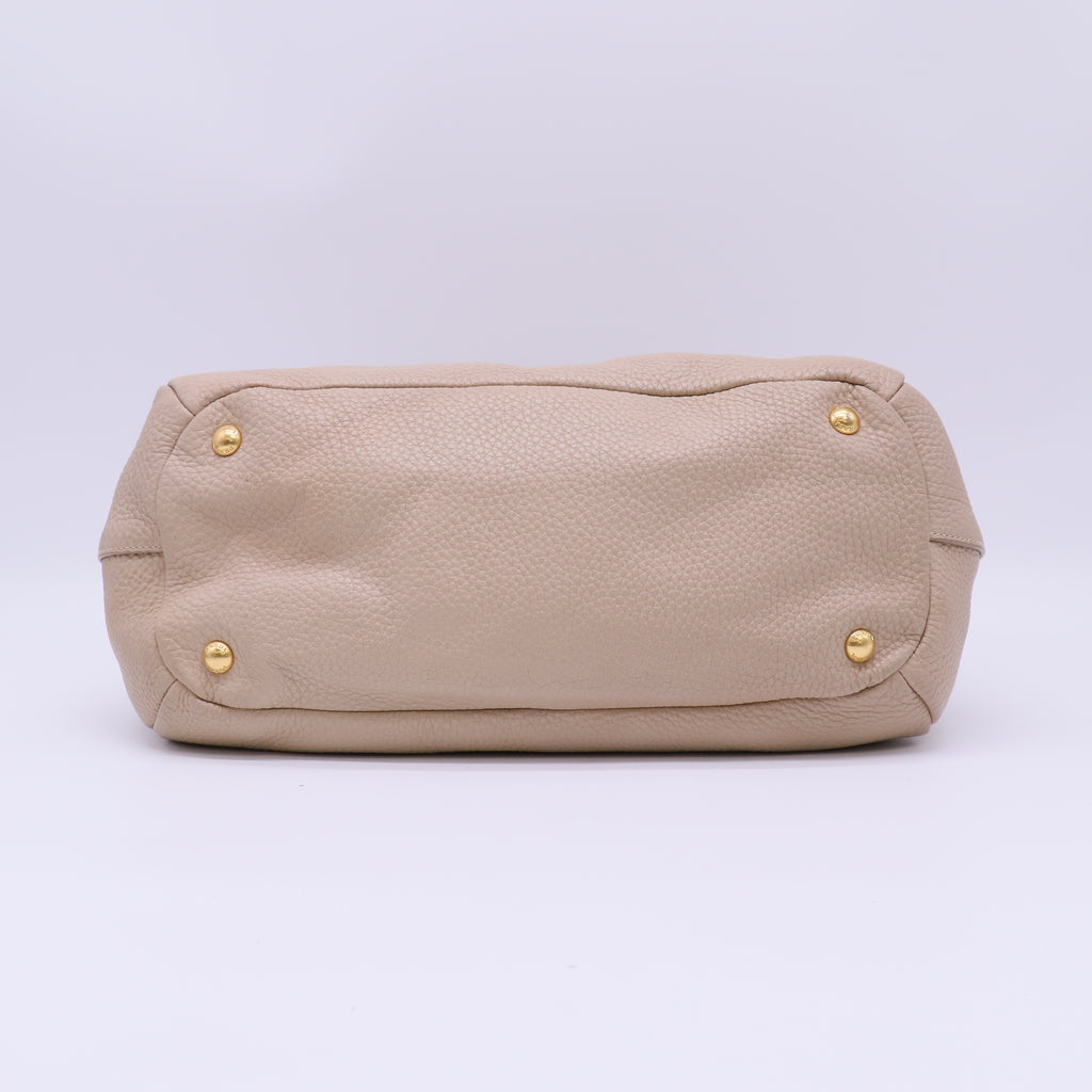 Convertible Satchel Vitello Daino Medium Twins B22735