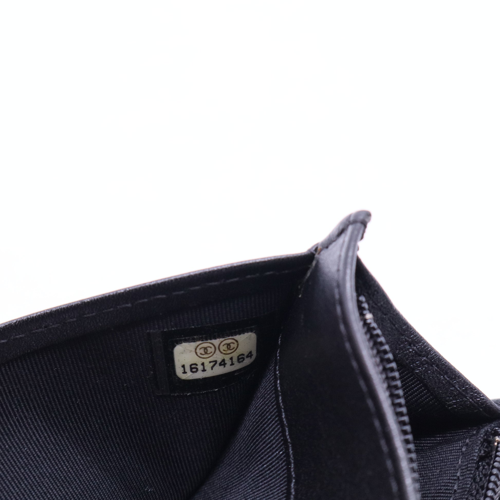 Black Quilted Patent Leather Flap Long Wallet W20044
