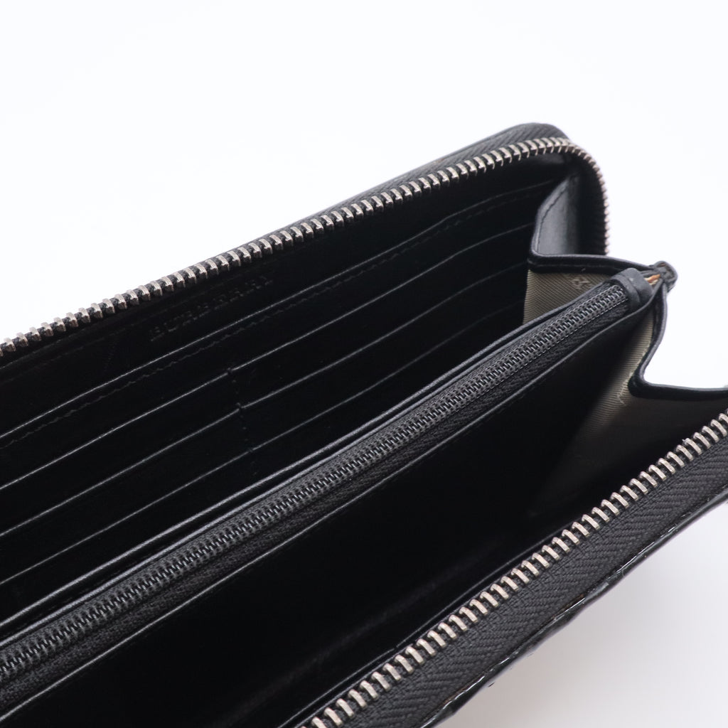 Plaid Print Continental Wallet