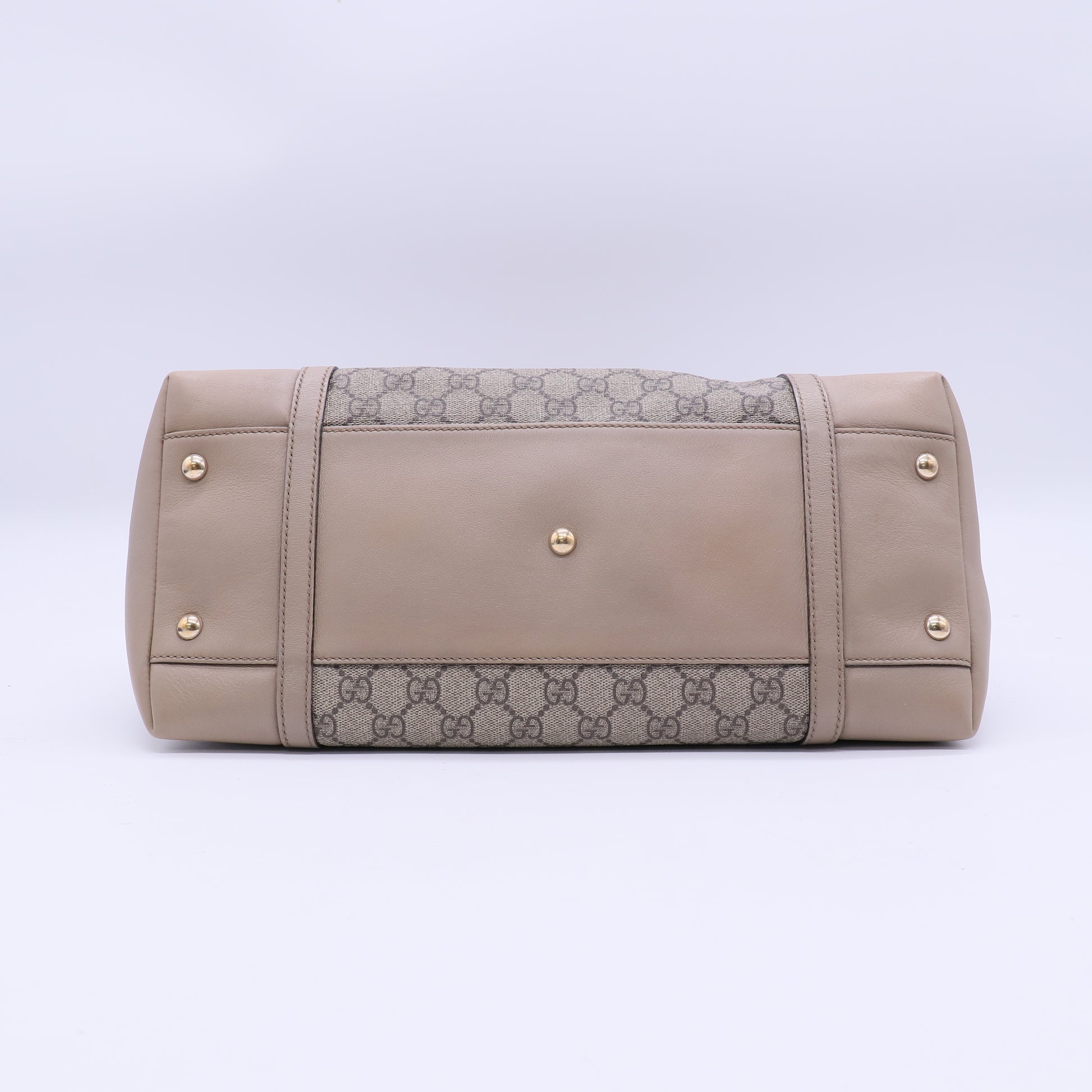 GG Supreme Monogram Medium Nice Top Handle Dome Bag Beige B21197