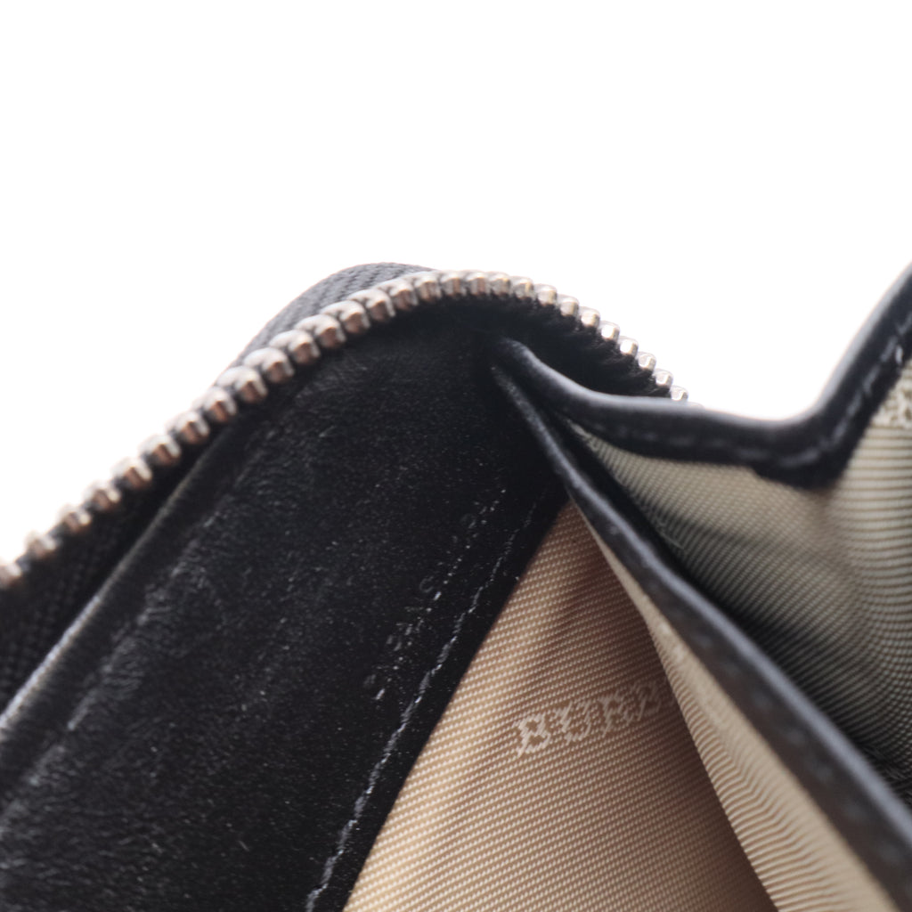 Plaid Print Continental Wallet