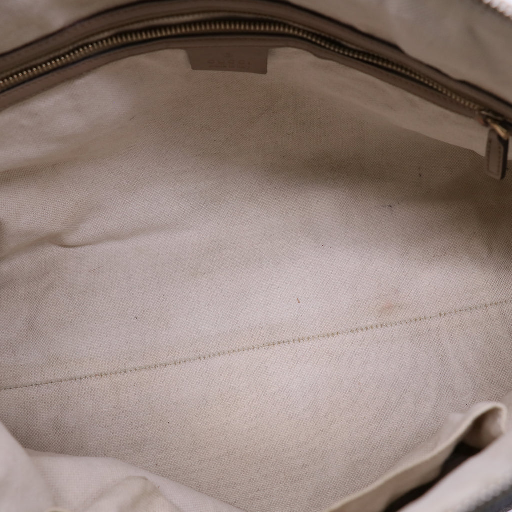 GG Supreme Monogram Medium Nice Top Handle Dome Bag Beige B21197