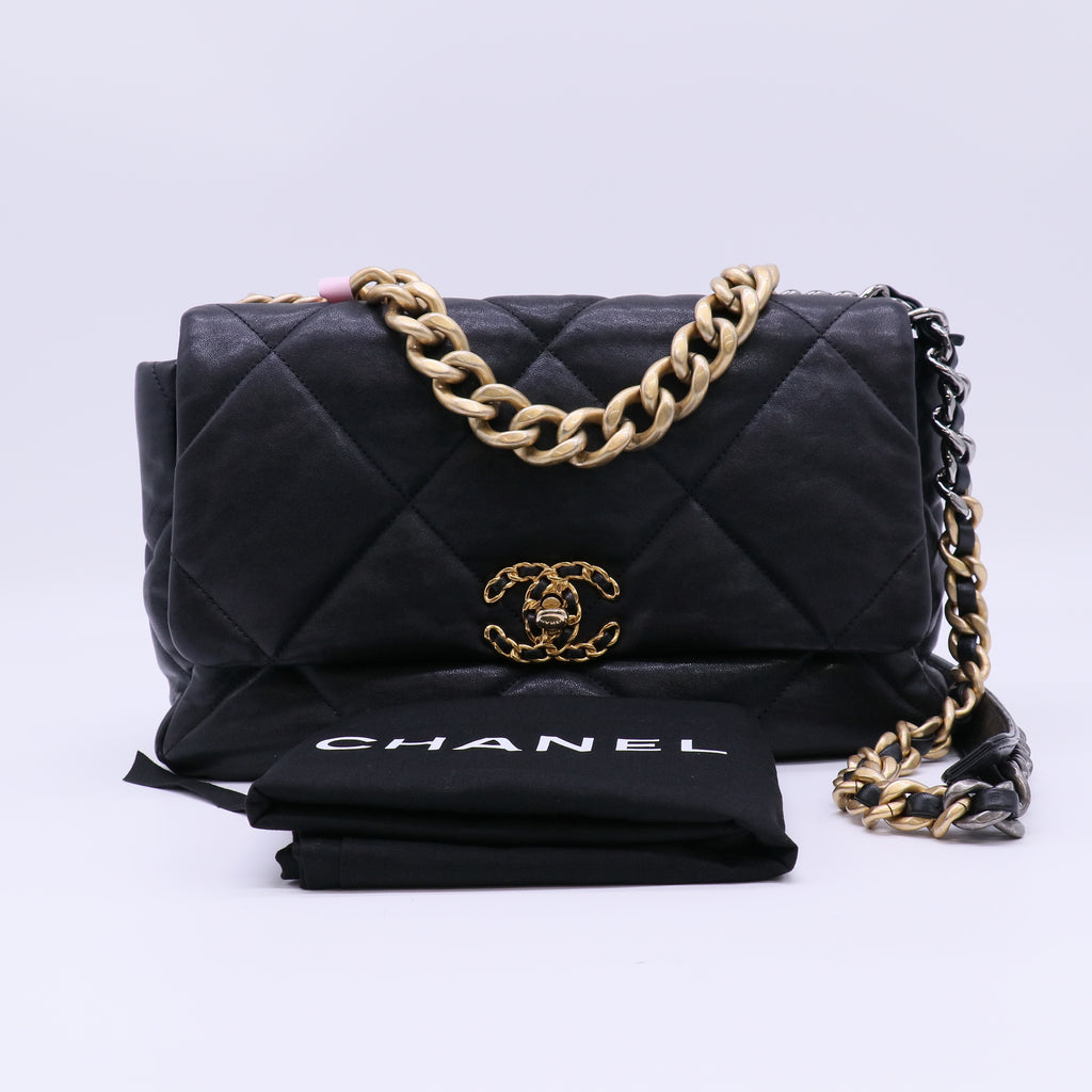Chanel 19 Large handbag twins LDJ4670