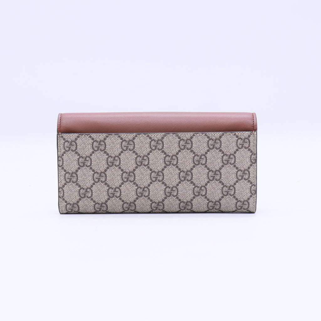Gucci GG Supreme Canvas Flap Wallet W21032