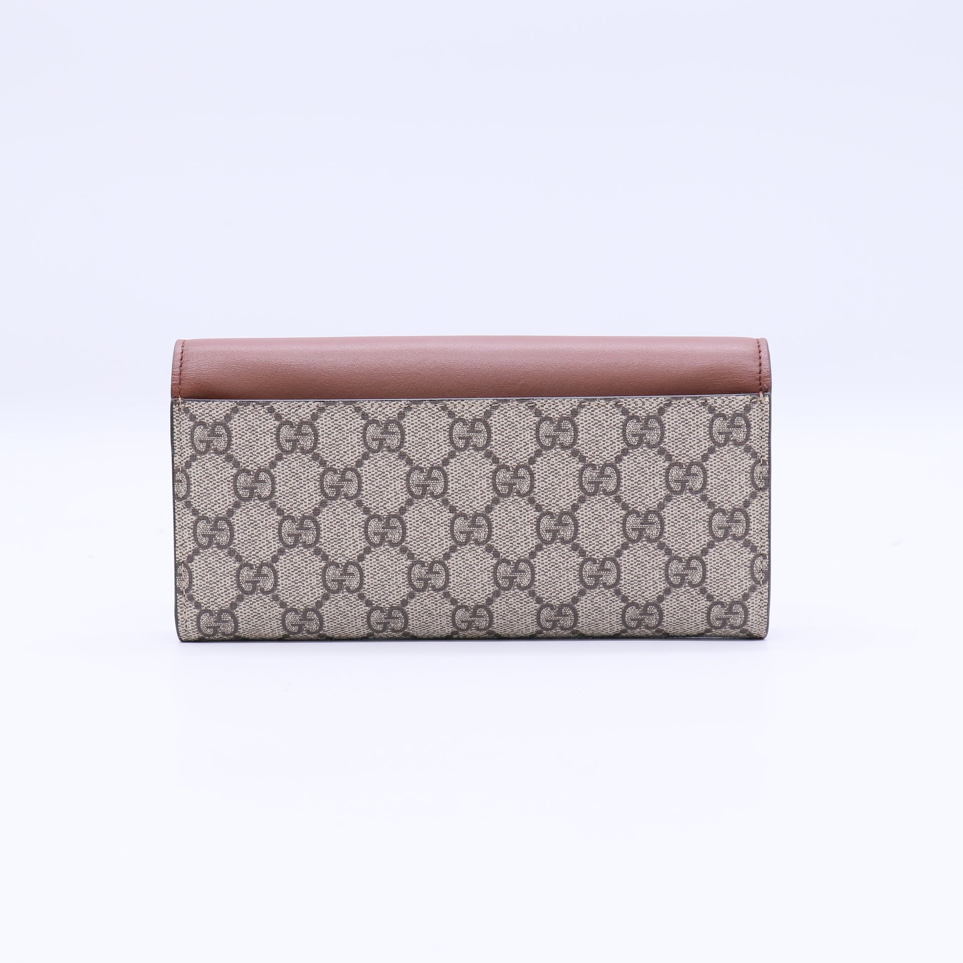Gucci GG Supreme Canvas Flap Wallet W21032