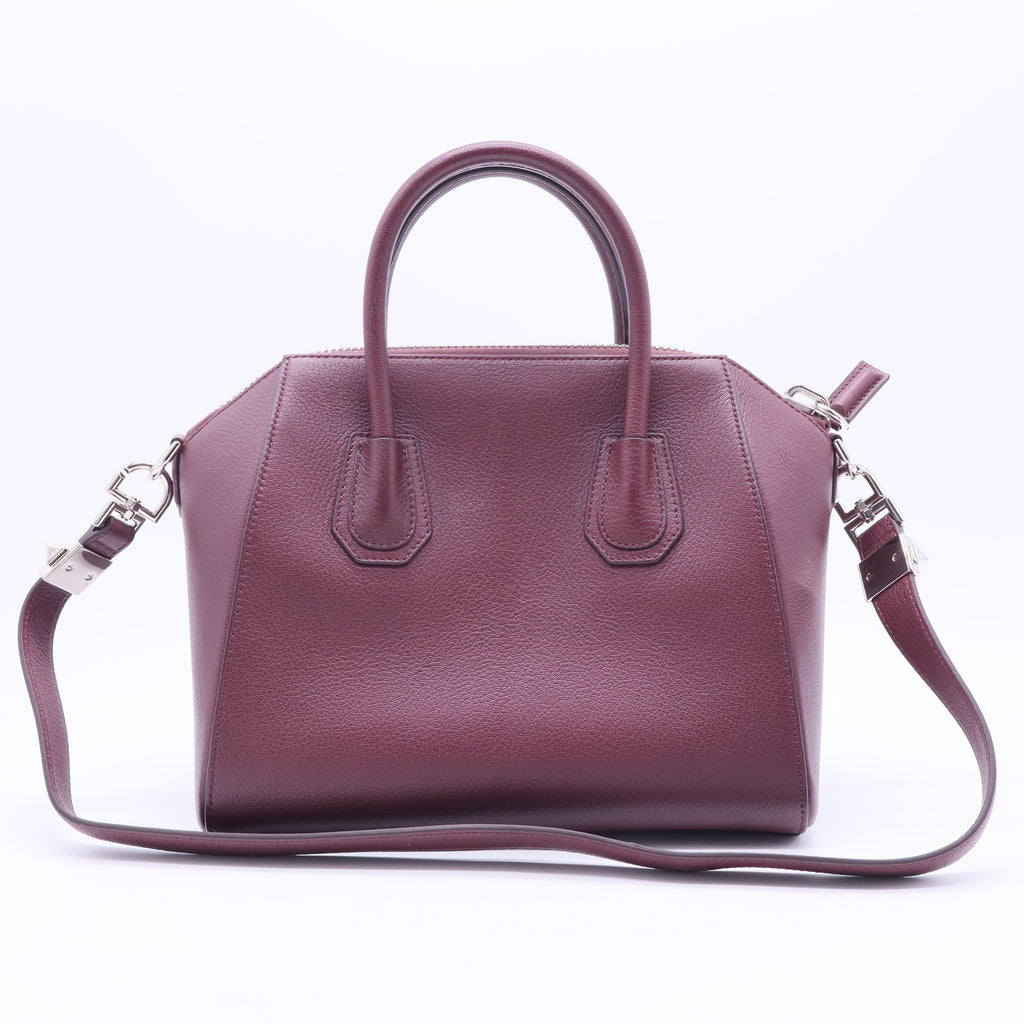 Sugar Goatskin Small Antigona Oxblood B20011