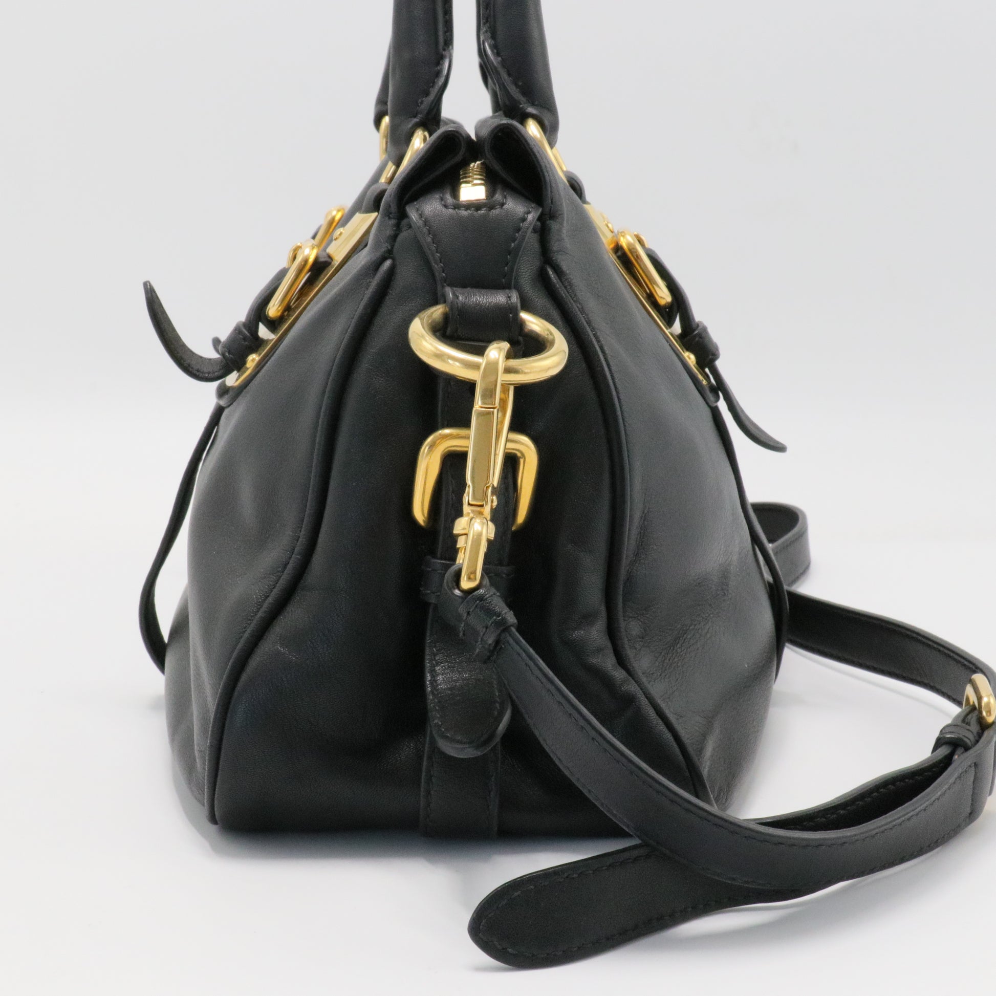 Convertible Belted Satchel Soft Calf Medium