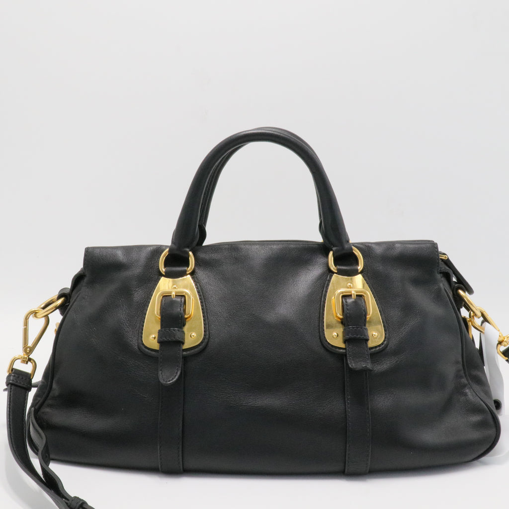 Convertible Belted Satchel Soft Calf Medium
