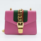 Sylvie Chain Shoulder Bag Leather Mini