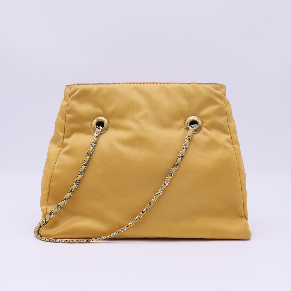 Prada Tessuto Nylon Chain Tote Bag twins B22645