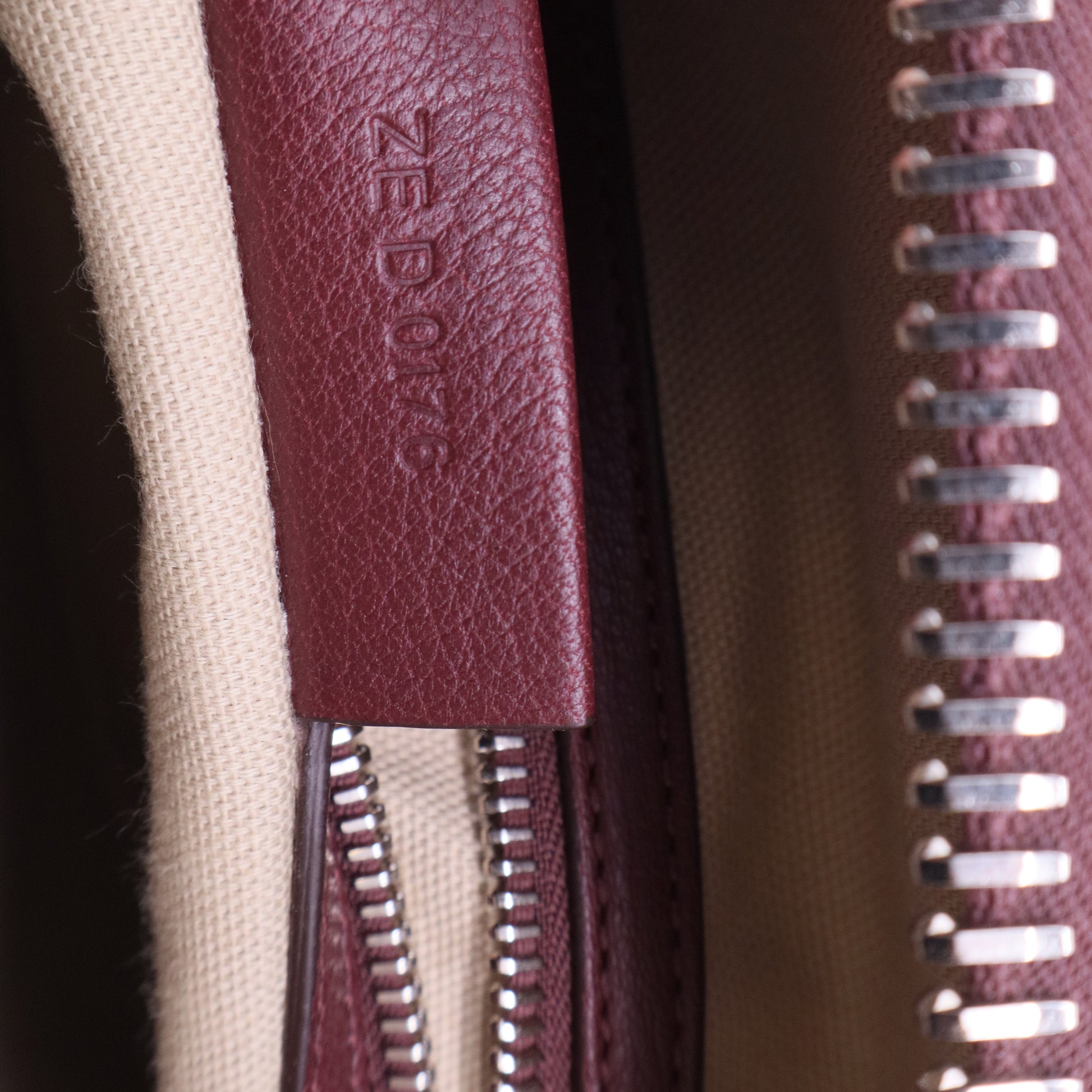 Sugar Goatskin Small Antigona Oxblood B20011