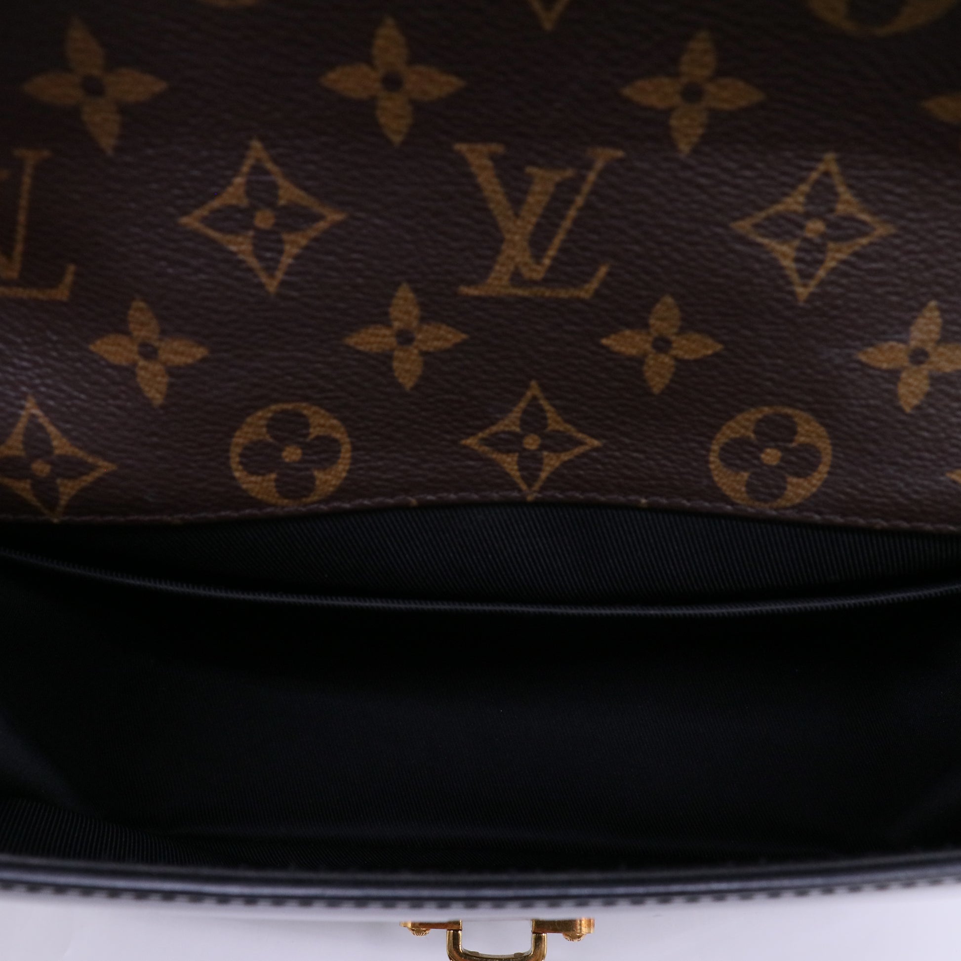 Louis Vuitton Patent Calfskin Monogram Cherrywood BB Black twins LDJ4640
