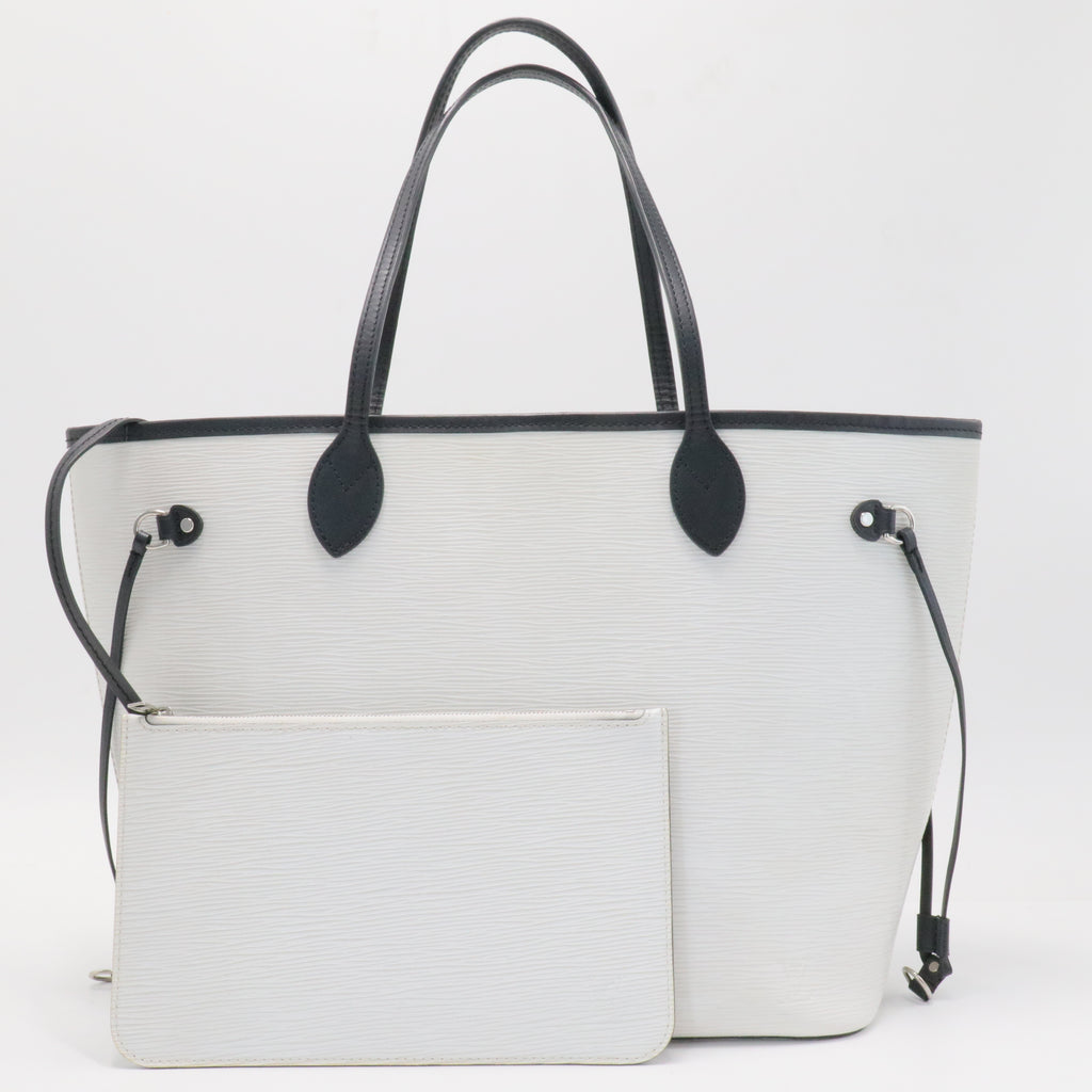Neverfull bag in Epi leather White