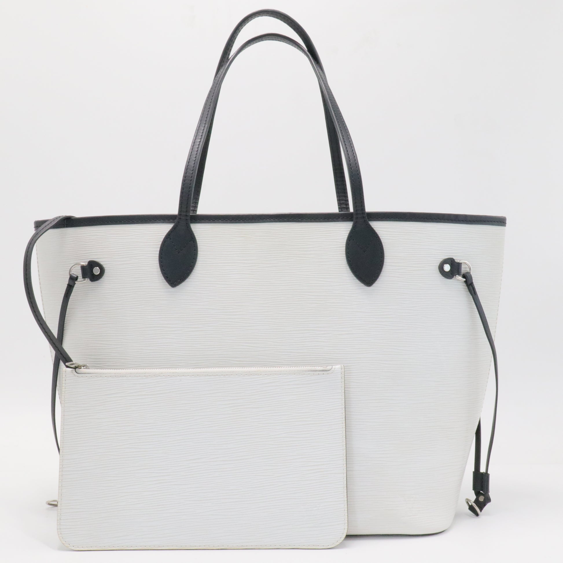 Neverfull bag in Epi leather White