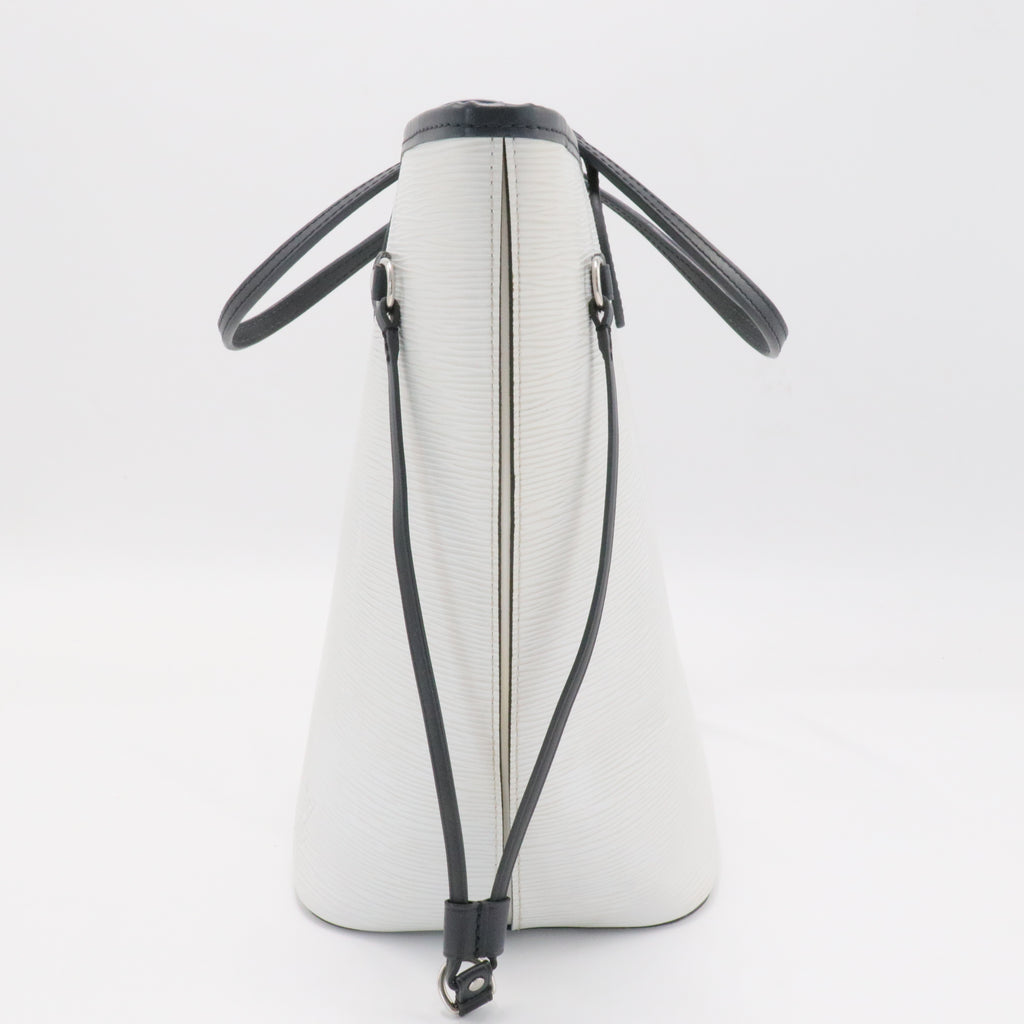 Neverfull bag in Epi leather White