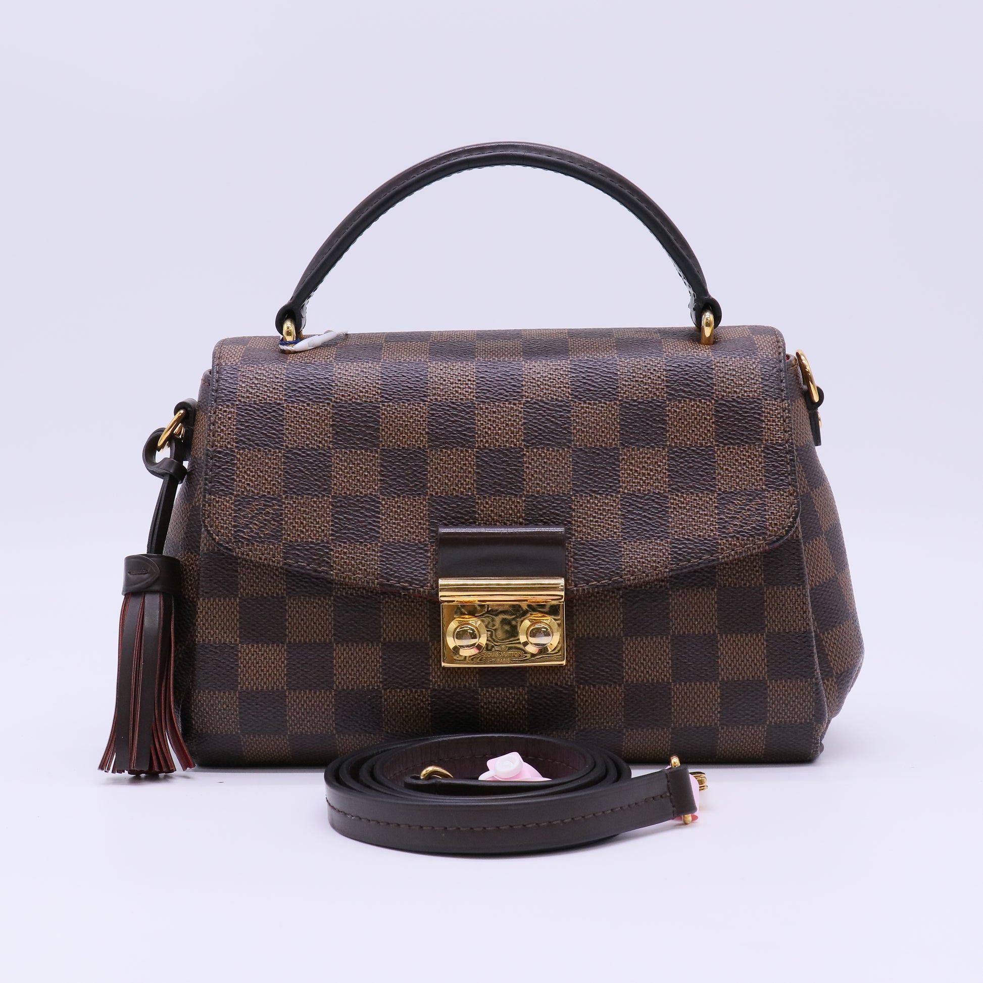 Louis Vuitton Damier Ebene Croisette twins LDJ4654