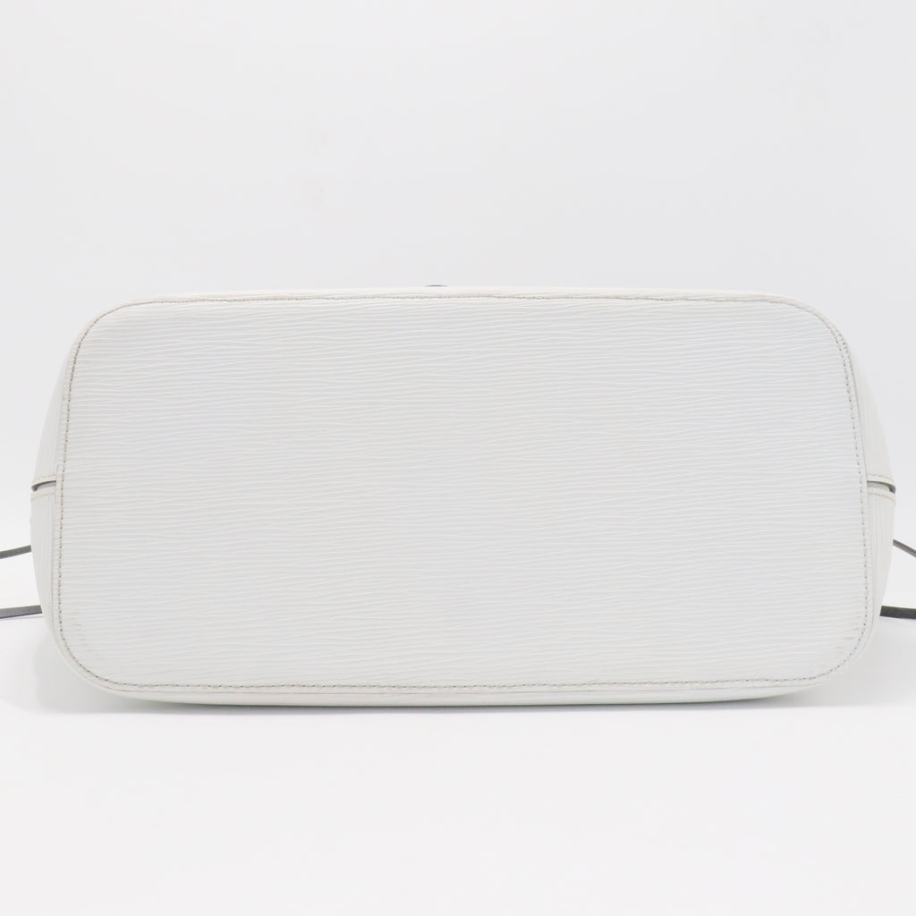 Neverfull bag in Epi leather White