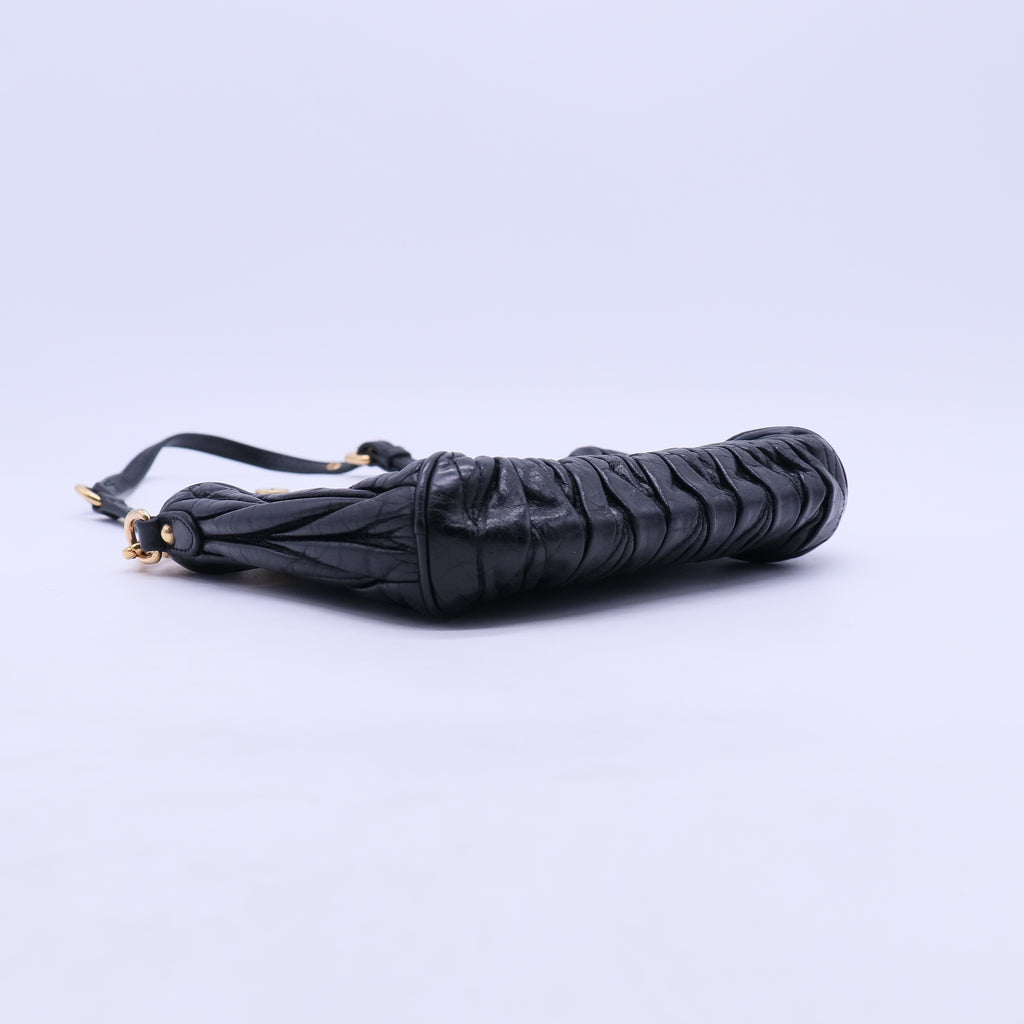 Nappa Matelasse Lux Shoulder Bag Nero Black B21307