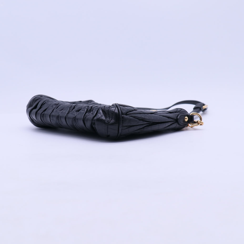 Nappa Matelasse Lux Shoulder Bag Nero Black B21307