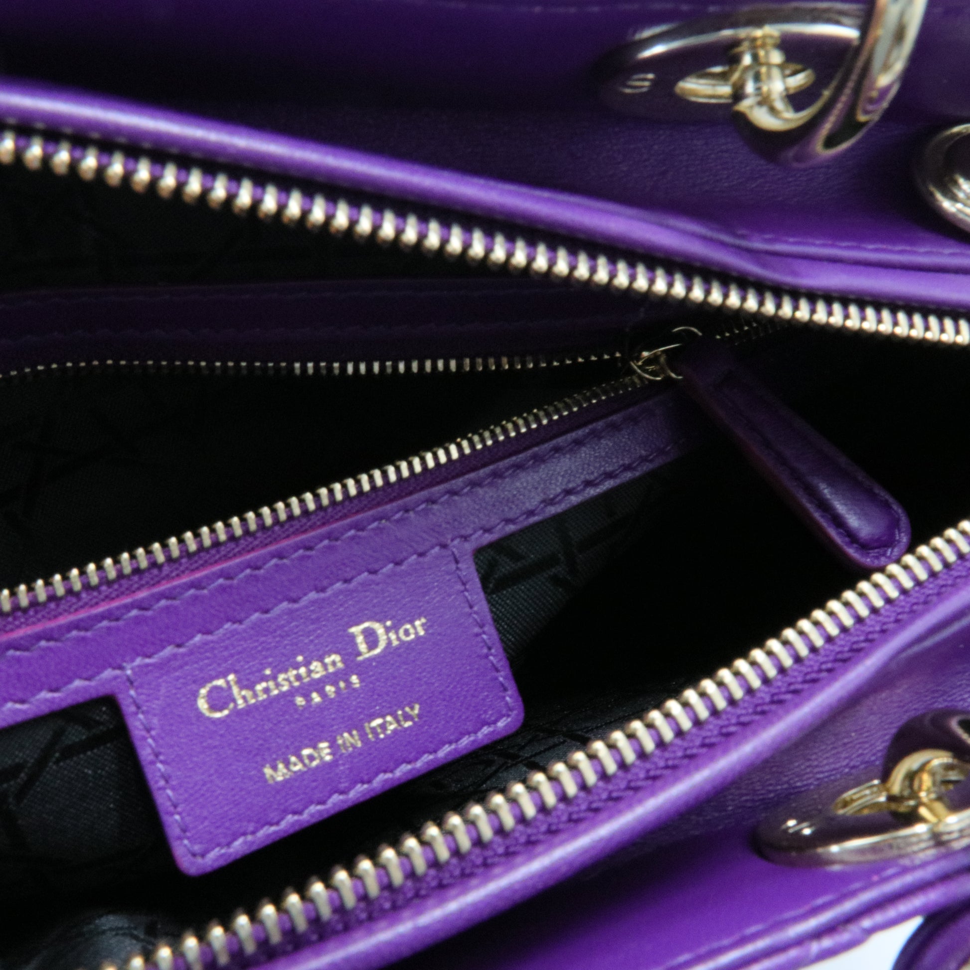 Lady Dior Bag Cannage Quilt Lambskin Large