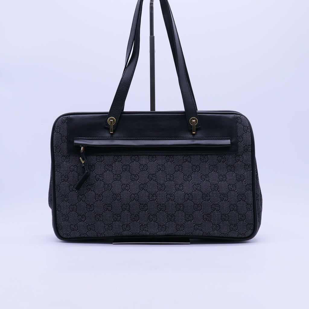GG Denim Shoulder Bag Vintage B21630