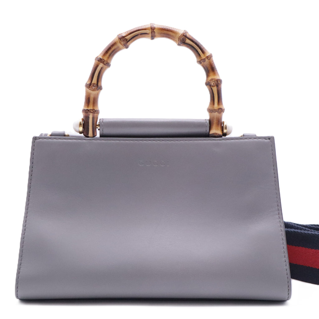 Nymphaea Top Handle Bag Leather Mini Gisel