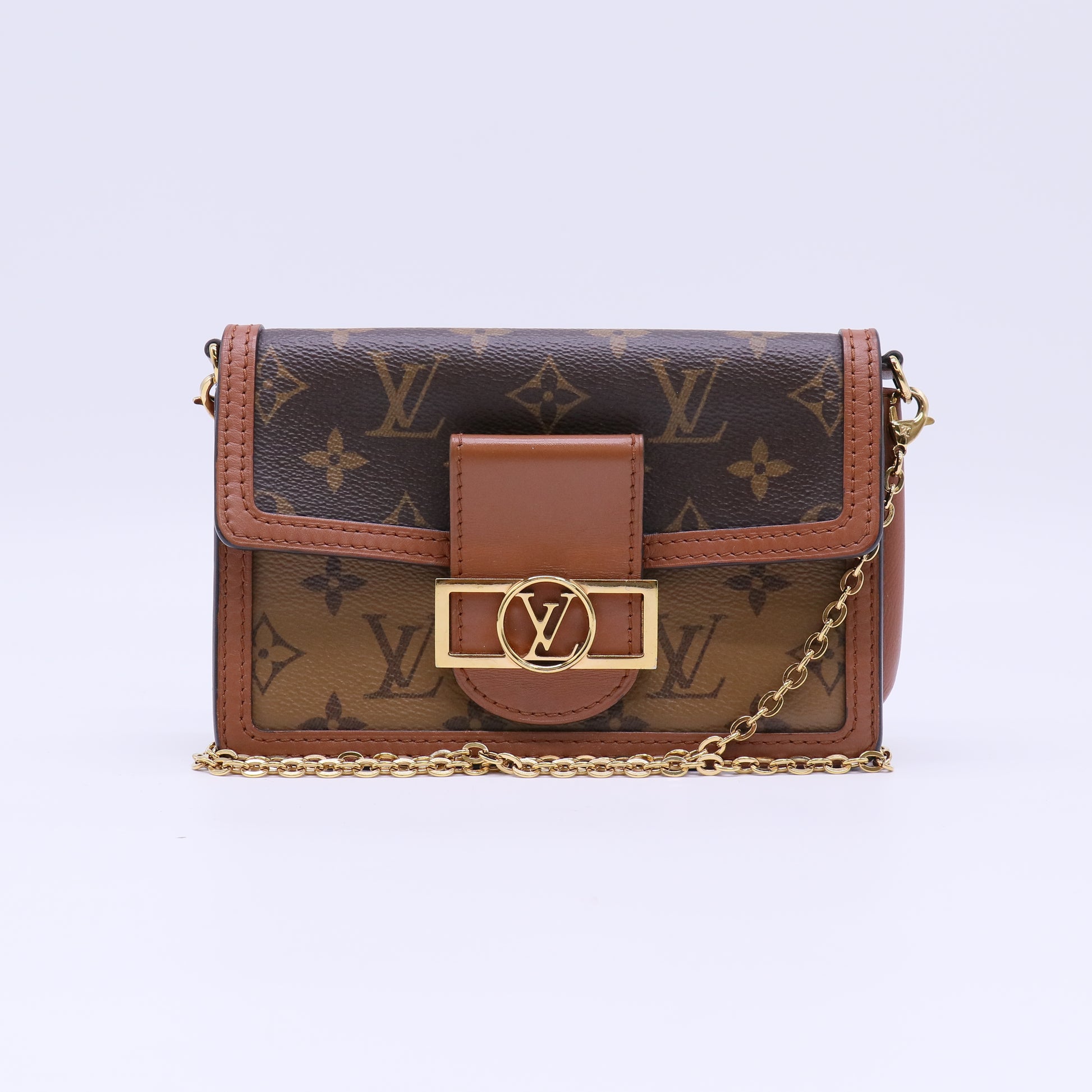 Louis Vuitton Dauphine Chain Wallet twins LDJ4646