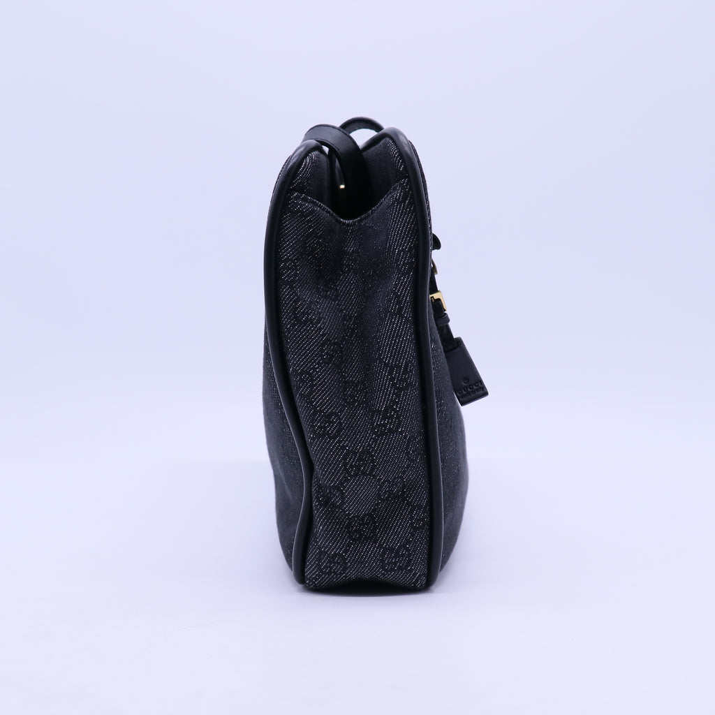 GG Denim Shoulder Bag Vintage B21630