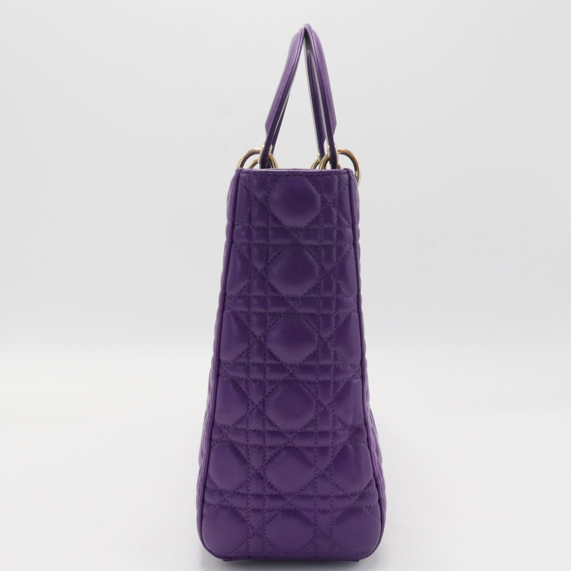 Lady Dior Bag Cannage Quilt Lambskin Large