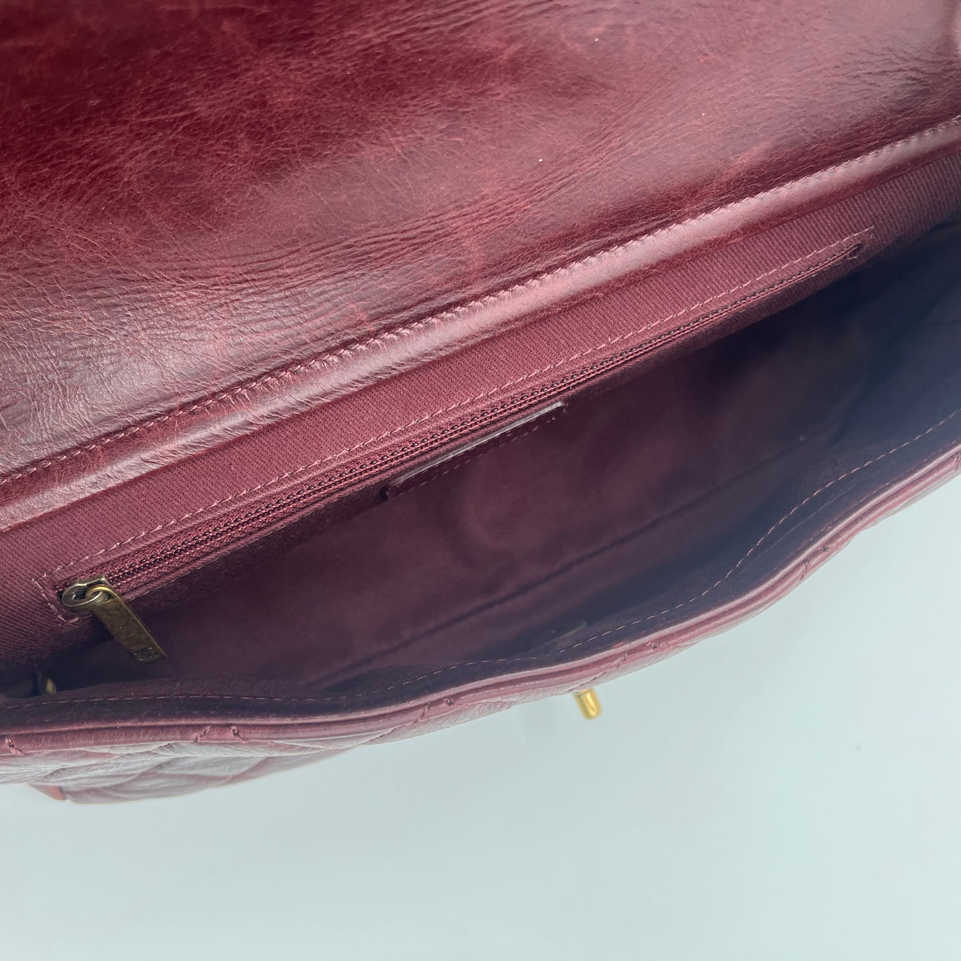 Large Double Flap Bag twins