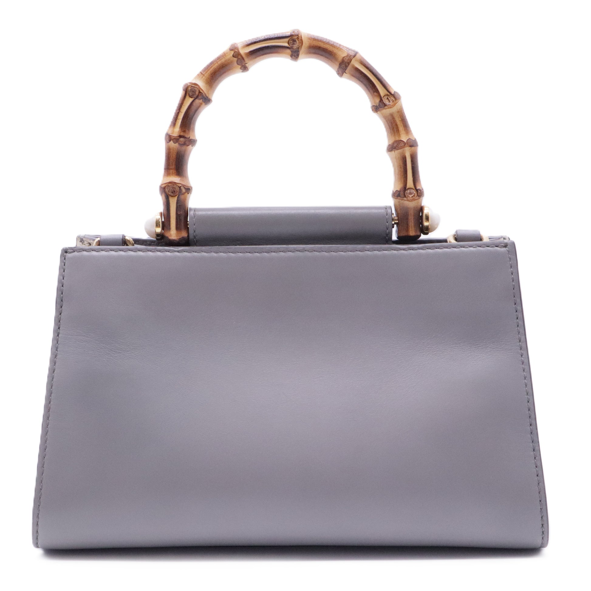 Nymphaea Top Handle Bag Leather Mini Gisel