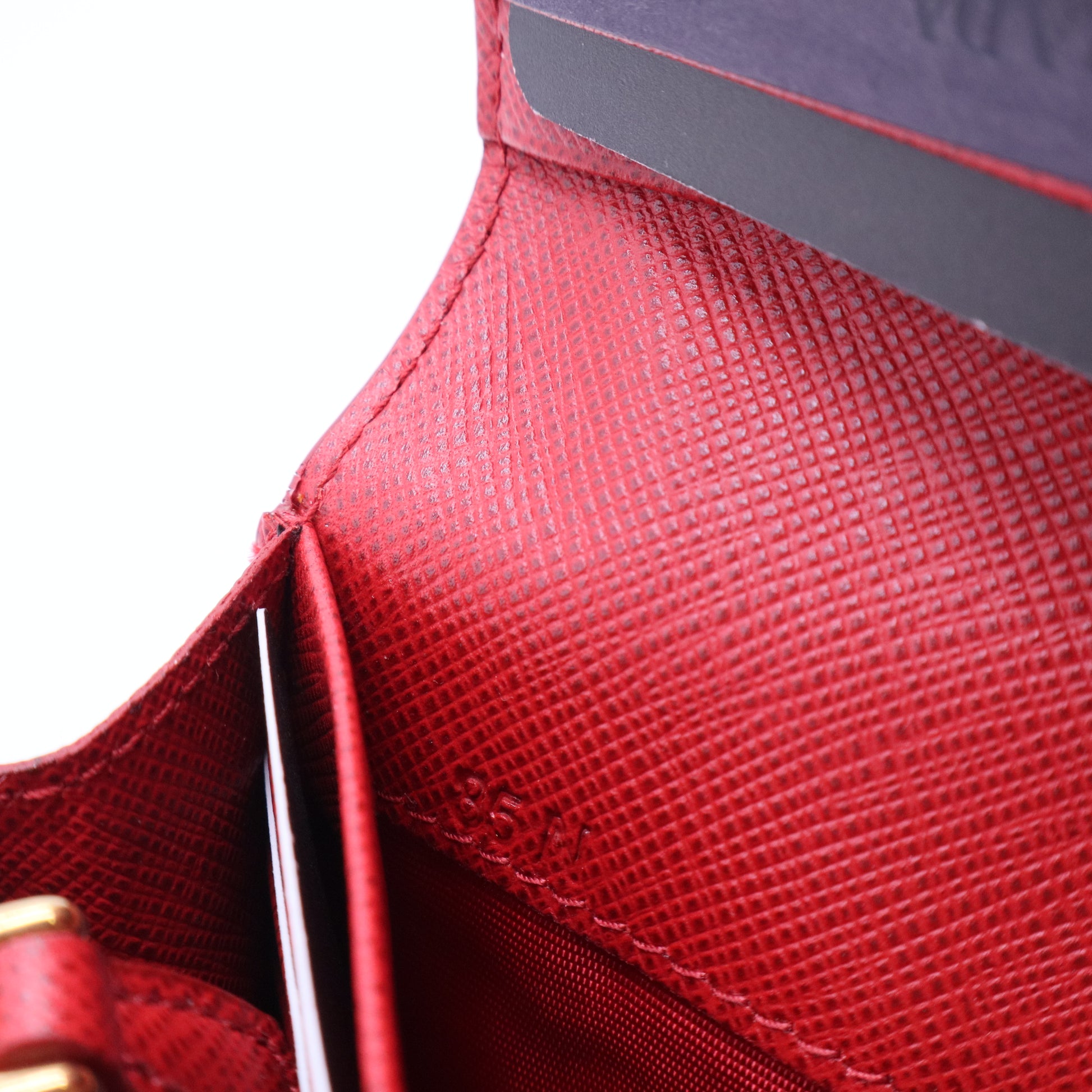 Fuoco Saffiano Leather Cahier Continental Wallet W20049