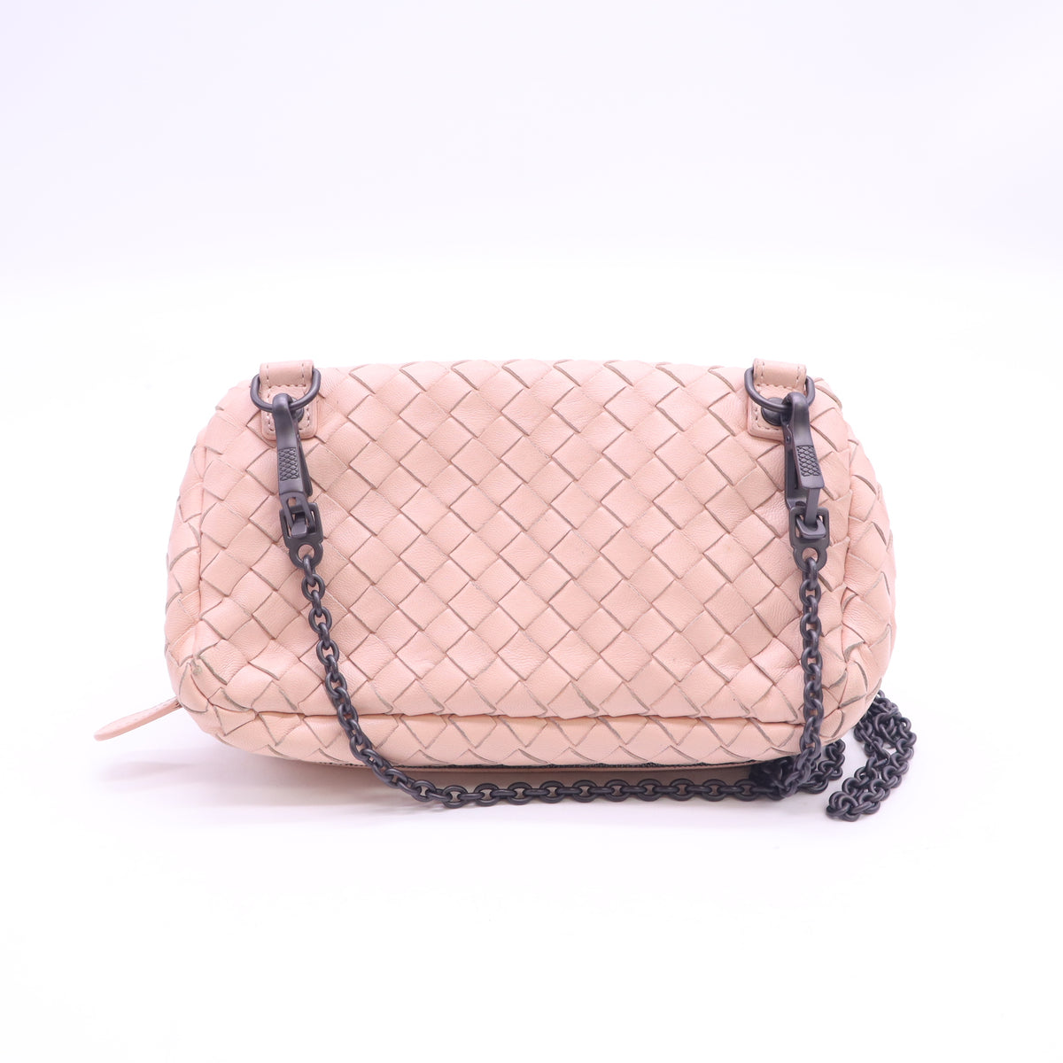 Expandable Chain Crossbody Bag Intrecciato Nappa Small B24486