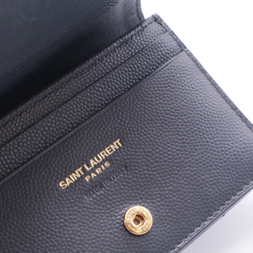 Monogram chevron wallet