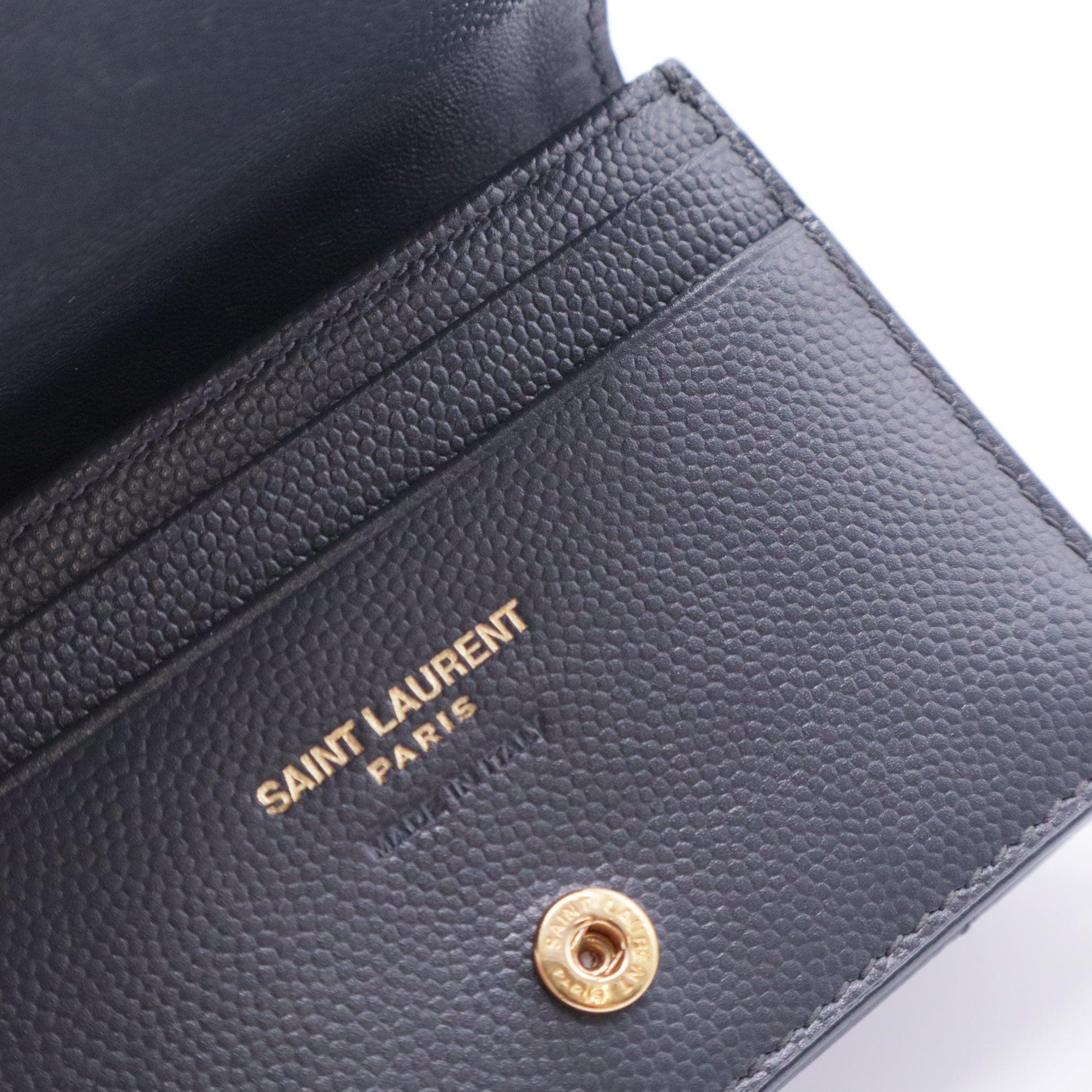 Monogram chevron wallet
