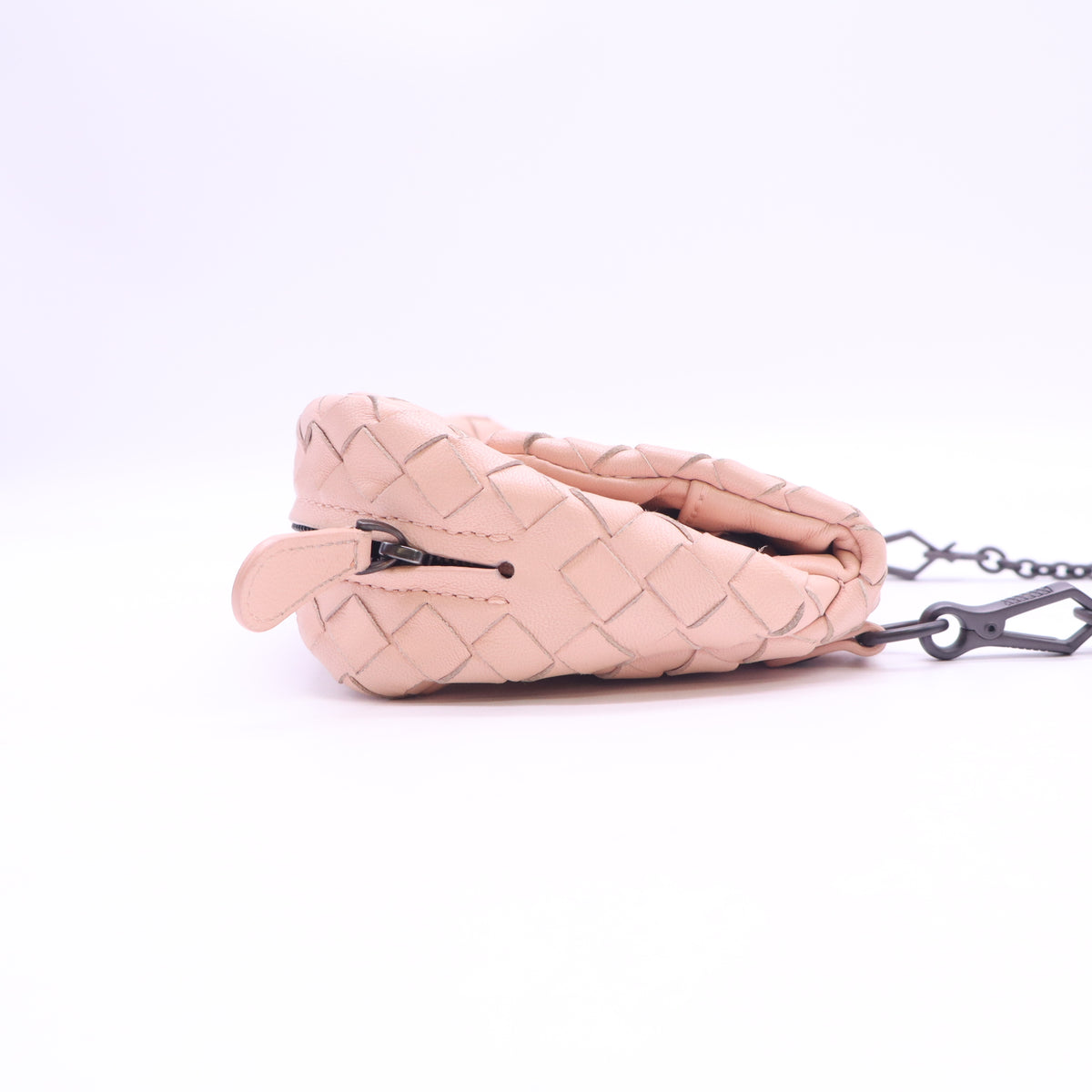 Expandable Chain Crossbody Bag Intrecciato Nappa Small B24486