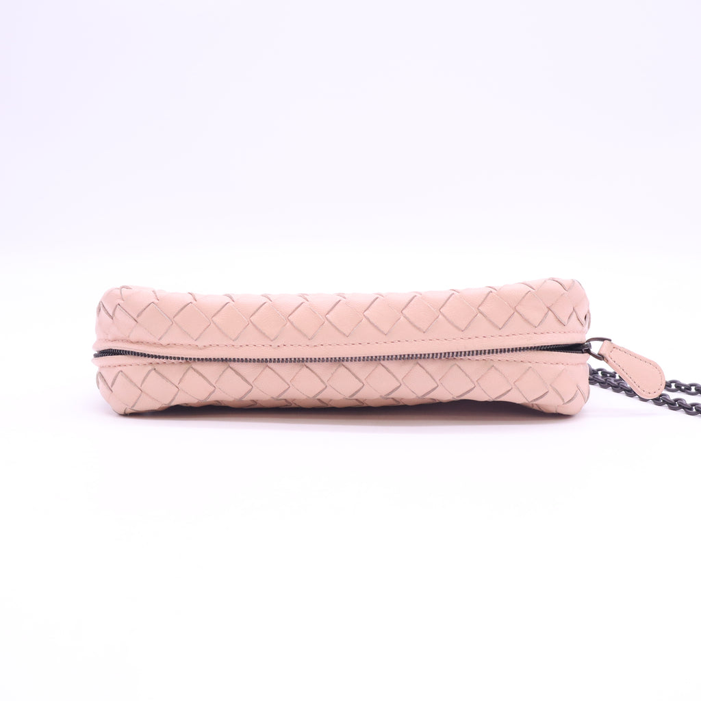 Expandable Chain Crossbody Bag Intrecciato Nappa Small B24486