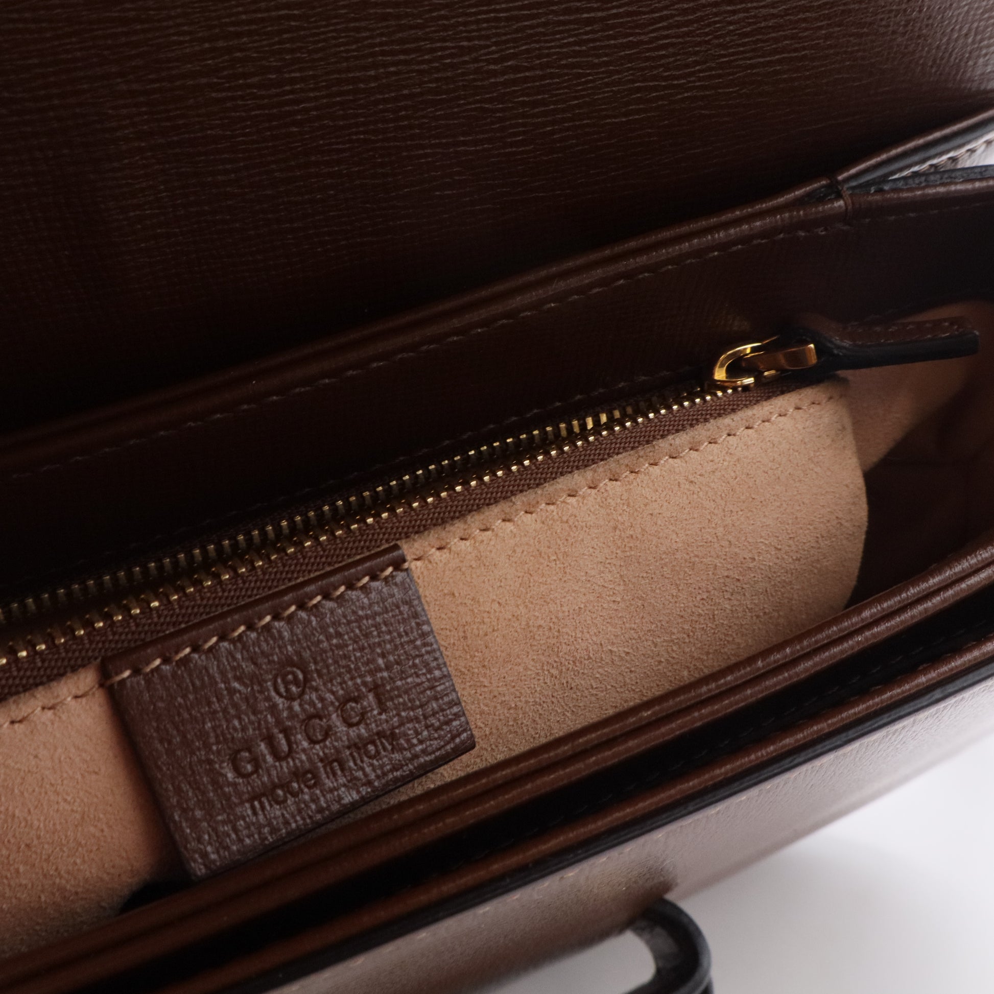 Azalea Calfskin Horsebit 1955 Shoulder Bag Brown Sugar twins