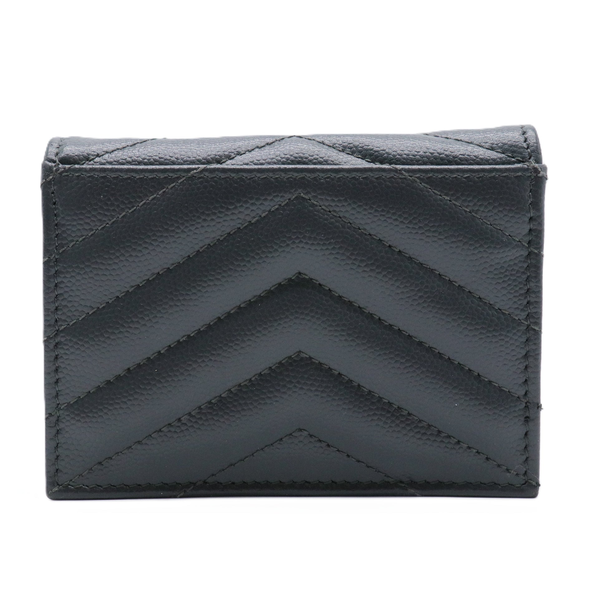 Monogram chevron wallet