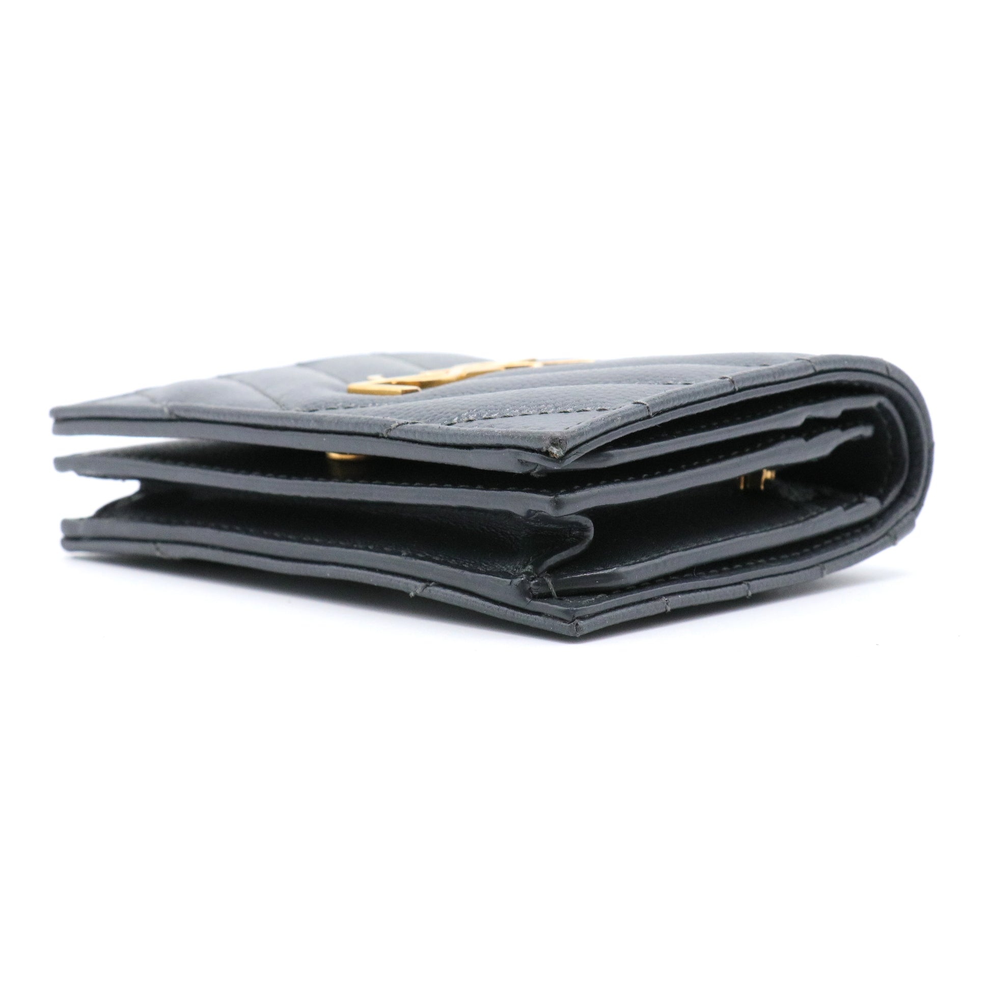 Monogram chevron wallet