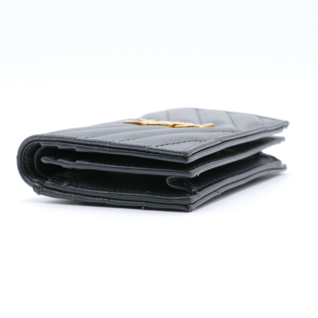 Monogram chevron wallet