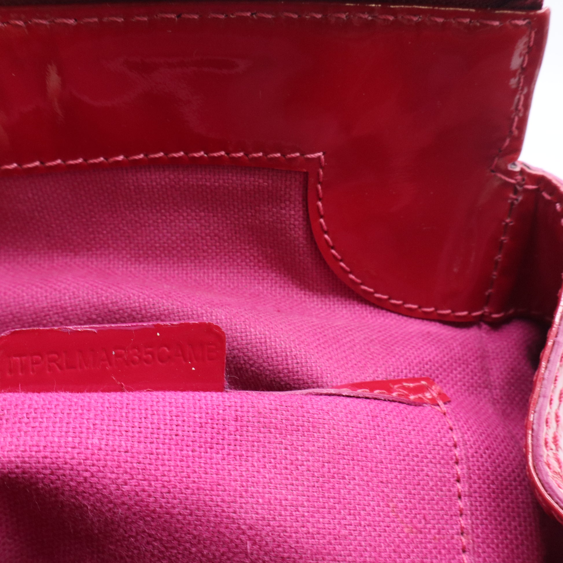 Anford Convertible Bowling Bag Embossed Patent Medium