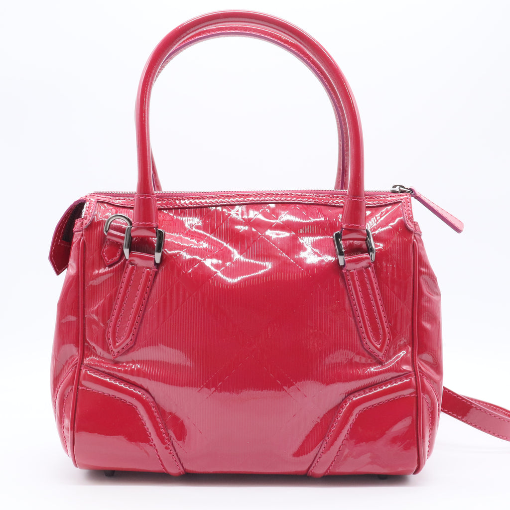 Anford Convertible Bowling Bag Embossed Patent Medium